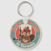 Toronto Hockey & Heritage Retro Sleutelhanger (Achterkant)