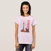 Toronto Iconische bezienswaardigheden T-shirt (Voorkant volledig)