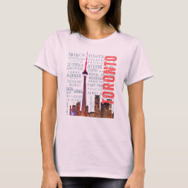 Toronto Iconische bezienswaardigheden T-shirt
