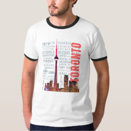 Toronto Iconische bezienswaardigheden T-shirt