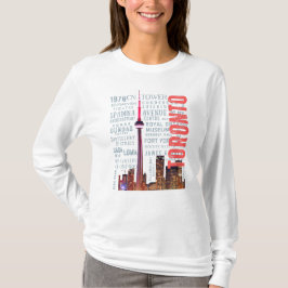 Toronto Iconische bezienswaardigheden T-shirt