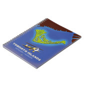 Toronto Islands, Ontario, Canada map Notitieboek (Linkerzijde)