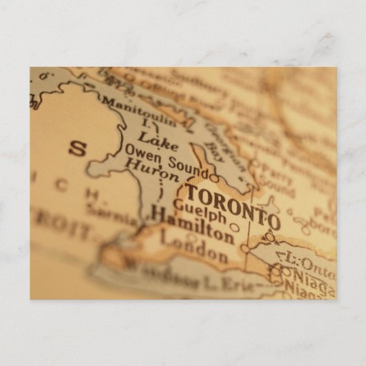 TORONTO kaart (Voorkant)