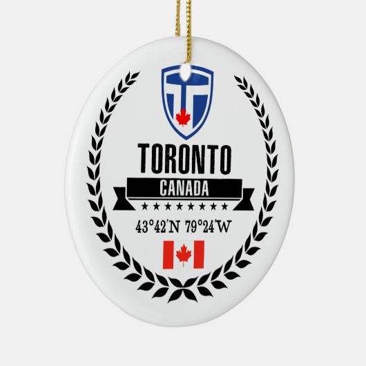 Toronto Keramisch Ornament (Rechts)