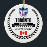 Toronto Keramisch Ornament<br><div class="desc">Toronto</div>