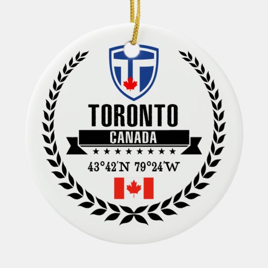 Toronto Keramisch Ornament (Voorkant)