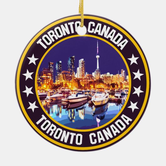 Toronto Keramisch Ornament (Achterkant)