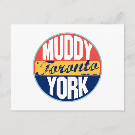 Toronto  label briefkaart (Voorkant)