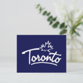 Toronto Leaf Script Briefkaart (Staand voorkant)