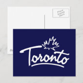 Toronto Leaf Script Briefkaart (Voorkant / Achterkant)