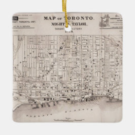 Toronto  Map Keramisch Ornament