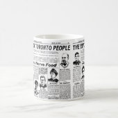 Toronto mensen krant koffiemok (Center)