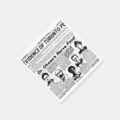 Toronto mensen  krant servet (Hoek)