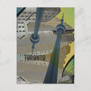Toronto met briefkaart van de GN-toren