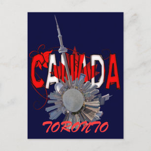 toronto mini - planeet briefkaart