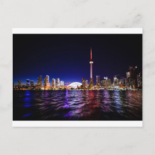 Toronto Night Skyline Briefkaart