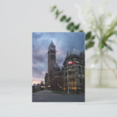 Toronto Old City Hall in Dusk Briefkaart (Staand voorkant)
