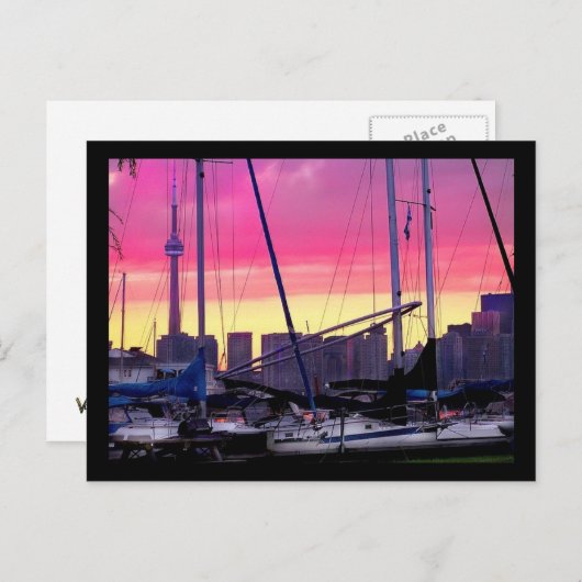 Toronto Ontario Briefkaart (Voorkant / Achterkant)