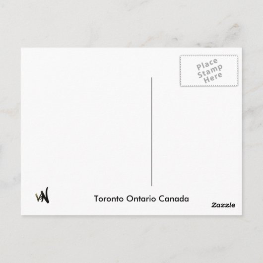 Toronto Ontario Briefkaart (Achterkant)