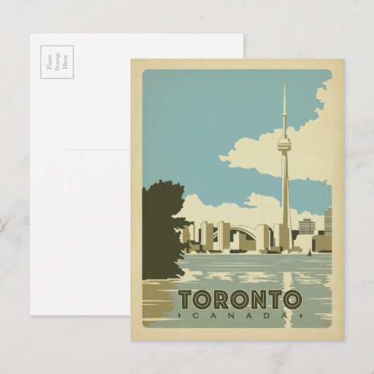 Toronto, Ontario Briefkaart (Voorkant / Achterkant)
