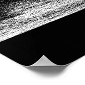 Toronto Ontario Canada Black Skyline Foto 188 Poster (Hoek)