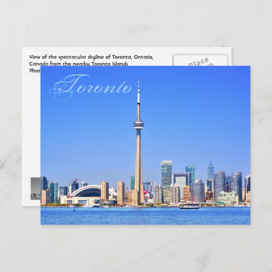 Toronto, Ontario, Canada Briefkaart (Voorkant / Achterkant)