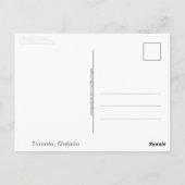 Toronto, Ontario (Canada) Briefkaart (Achterkant)