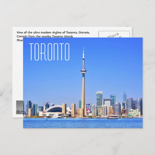 Toronto, Ontario, Canada Briefkaart (Voorkant / Achterkant)