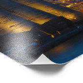 Toronto Ontario Canada Skyline bij nacht Foto Afdruk (Hoek)