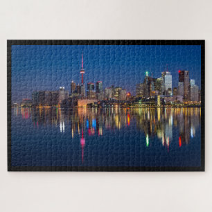 Toronto, Ontario, Canada Skyline Jigzaag Puzzle Legpuzzel