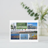Toronto Ontario Canada Tourist Briefkaart Multivie (Staand voorkant)