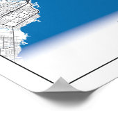 Toronto Ontario Canada Travel City Map Poster (Hoek)