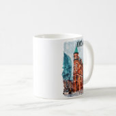 Toronto Ontario Canada Travel Waterverf Koffiemok (Voorkant rechts)