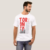 Toronto Ontario Silhouet  T-shirt (Voorkant volledig)