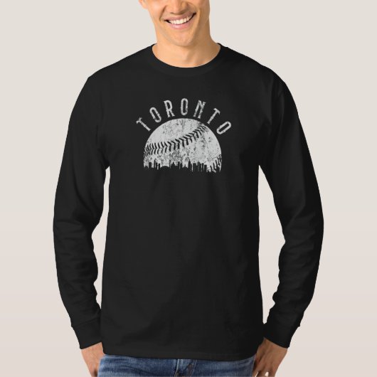 Toronto Ontario Skyline Apparel T-shirt (Voorkant)