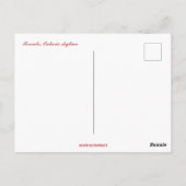 Toronto Ontario Skyline bij nacht Briefkaart (Achterkant)