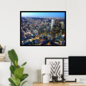 Toronto op Dusk Poster (Thuiskantoor)