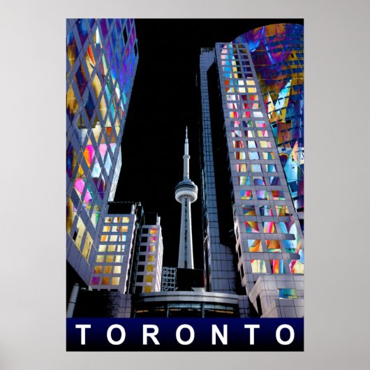 Toronto op graffiti poster (Voorkant)