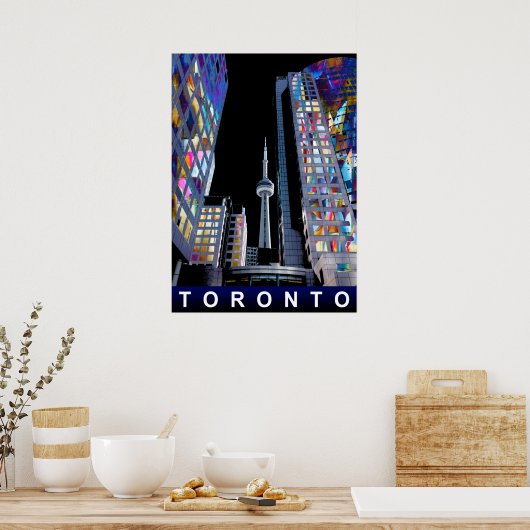 Toronto op graffiti poster (Keuken)
