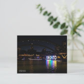 Toronto Pan Am Sign Briefkaart van RoseWrites (Staand voorkant)