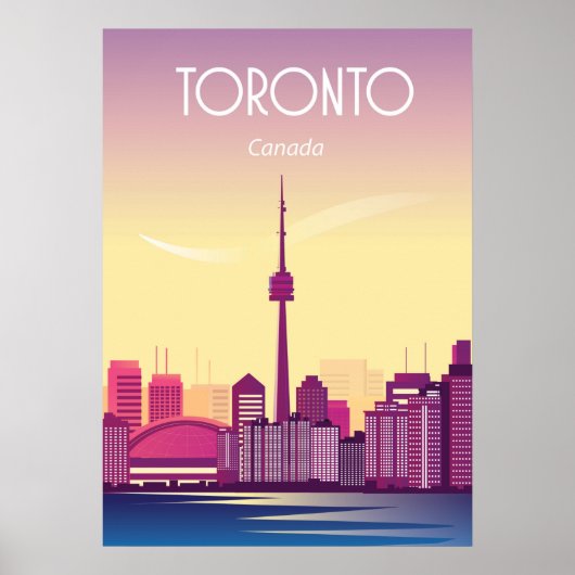 Toronto Poster - Canada Poster print (Voorkant)