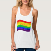 Toronto Pride Flag Wave Tanktop (Voorkant)