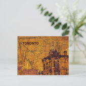 Toronto Queen street briefkaart (Staand voorkant)