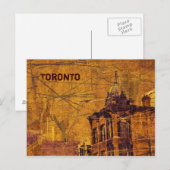 Toronto Queen street briefkaart (Voorkant / Achterkant)