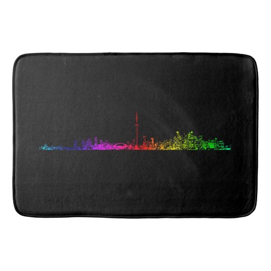 Toronto Rainbow Badmat (Voorkant)