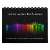 Toronto Rainbow Blur Kalender (Hoes)
