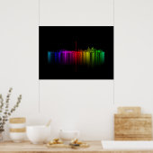 Toronto Rainbow Blur Repost Poster (Keuken)