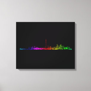 Toronto Rainbow Canvas Afdruk