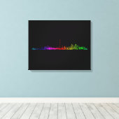 Toronto Rainbow Canvas Afdruk (Insitu (Houten vloer))