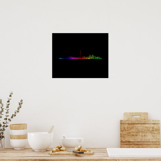 Toronto Rainbow Poster (Keuken)